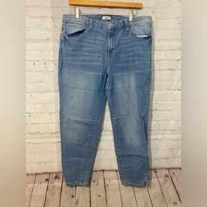 Kensie Jeans Womens Size 14/32 Medium Wash Ankle Cropped Denim Casual Jeans